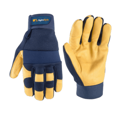 Wells Lamont Men's Leather Palm Work Gloves | Heavy Duty, Form Fitting for Improved