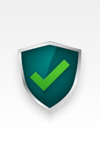 guard your privacy with our defense safety shield logo design vector